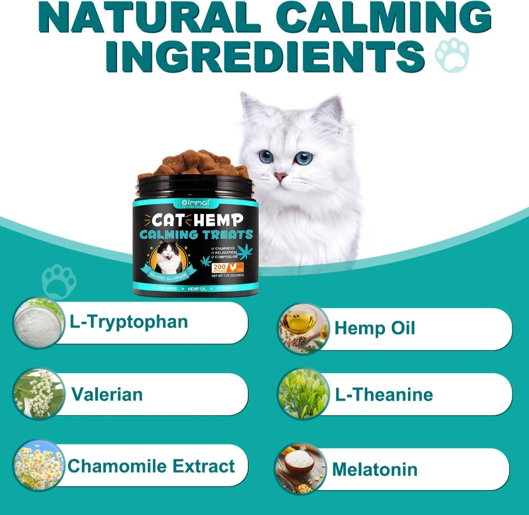 Hemp Calming Treats For Cats