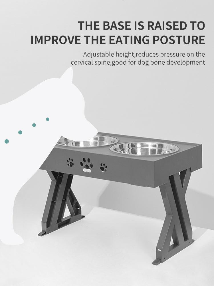 Portable Pet Feeder: Stainless Steel Folding Bowl For Dogs And Cats-3