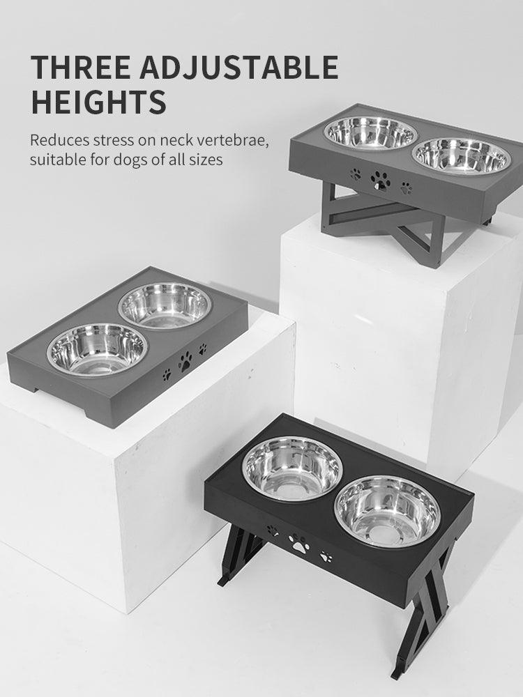 Portable Pet Feeder: Stainless Steel Folding Bowl For Dogs And Cats-1