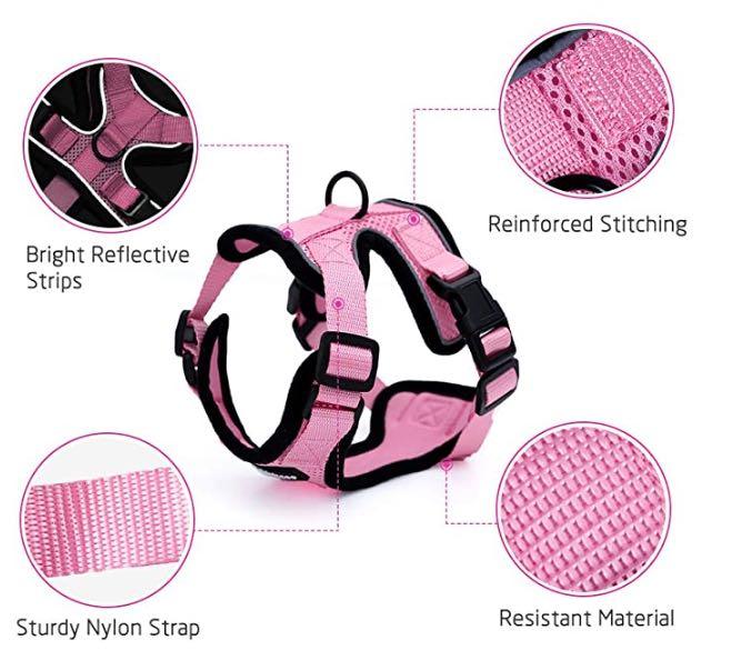 Escapeguard Cat Vest Harness And Car Seat Belt Adapter - Adjustable, Reflective, And Escape-Proof Harness For Cats And Small Dogs-14