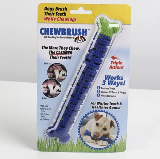 ChewBrush Triple Action Self-Brushing Dog Toothbrush