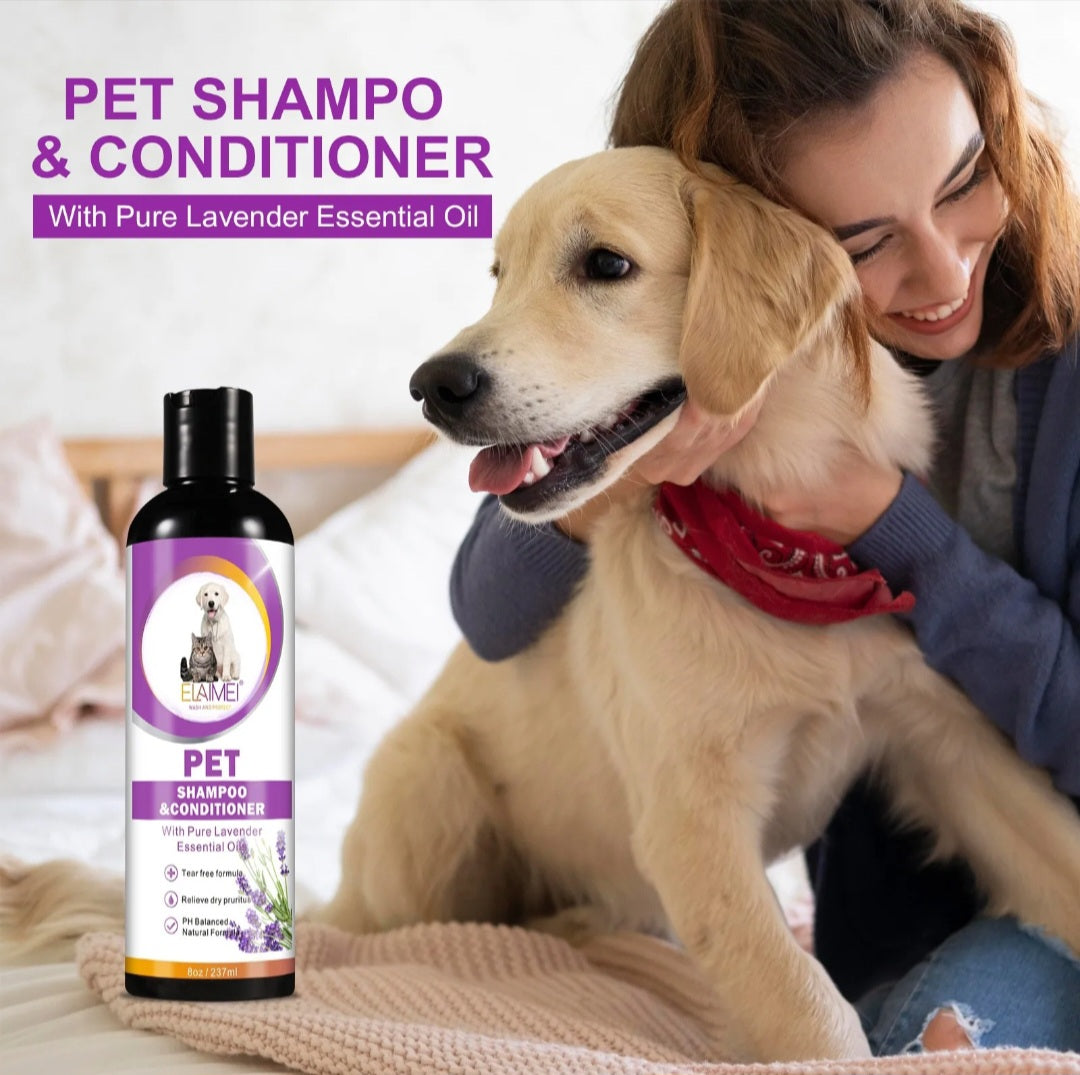 Lavender Pet Shampoo & Conditioner – Calming Formula