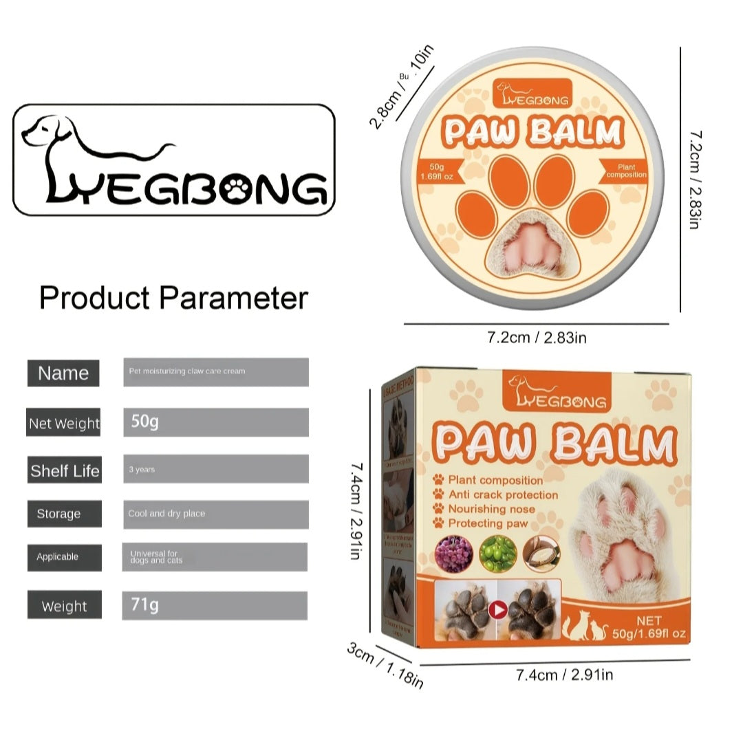 Organic Paw Balm – Anti-Crack & Nourishing Protection for Dogs & Cats