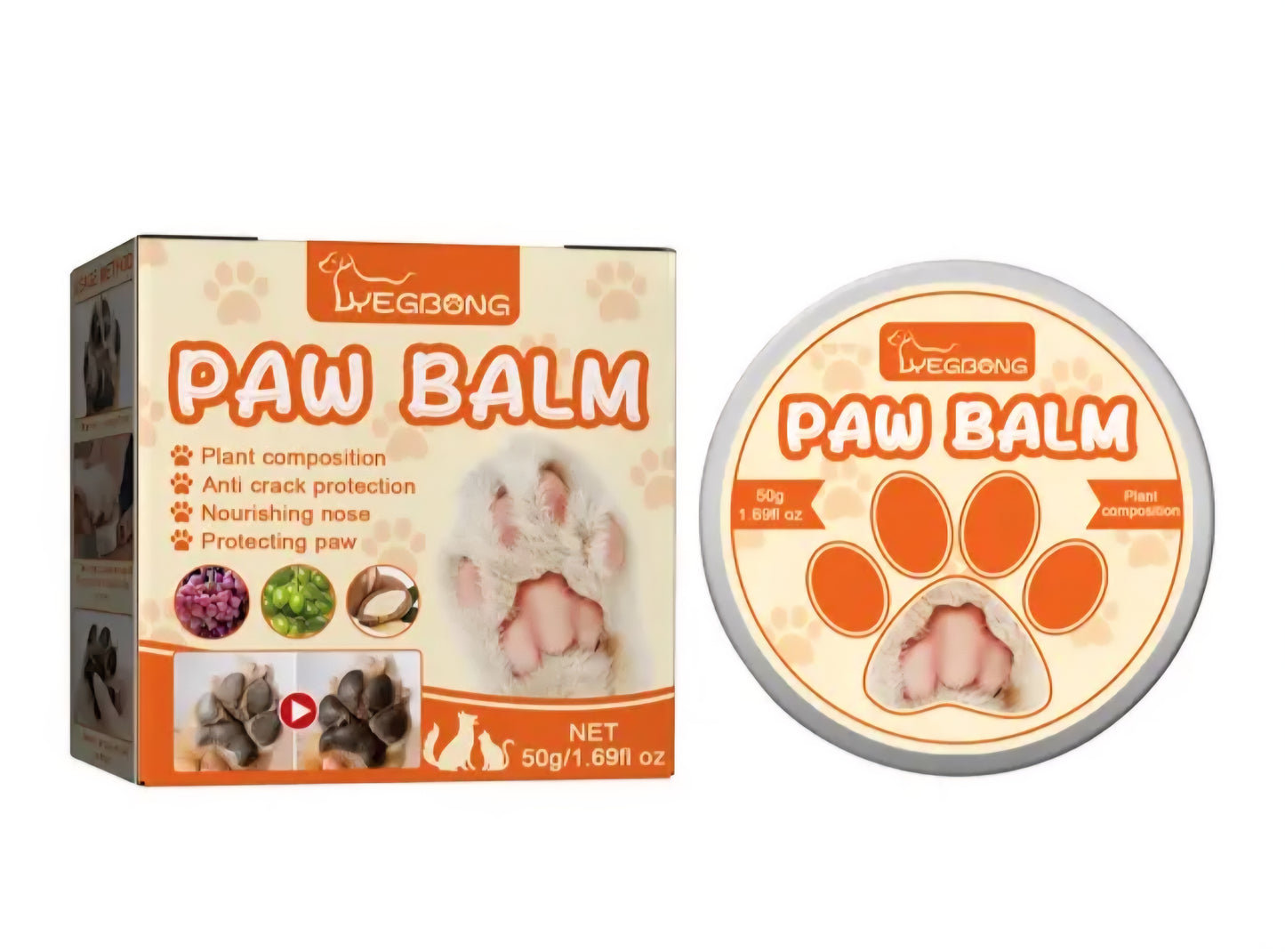 Organic Paw Balm – Anti-Crack & Nourishing Protection for Dogs & Cats