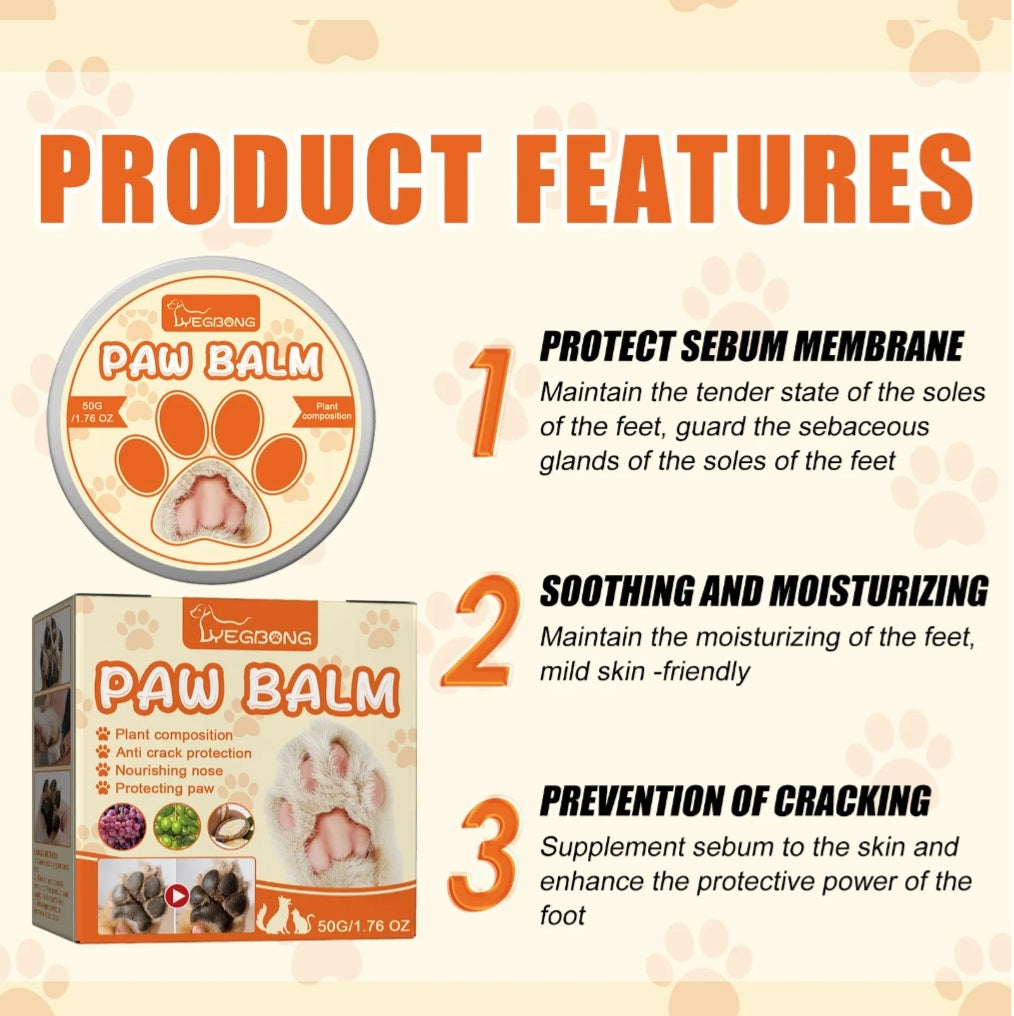 Organic Paw Balm – Anti-Crack & Nourishing Protection for Dogs & Cats