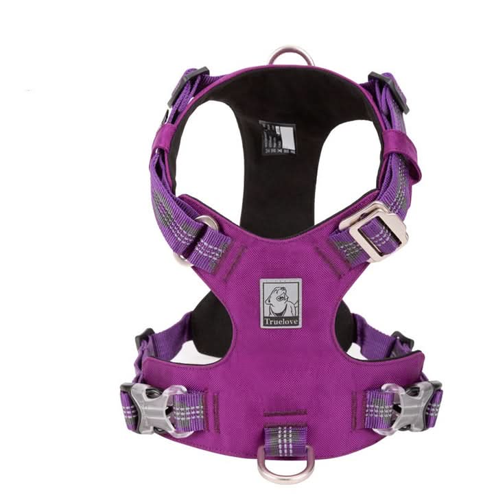 True Love Lightweight Reflective Harness - Purple, XS-0