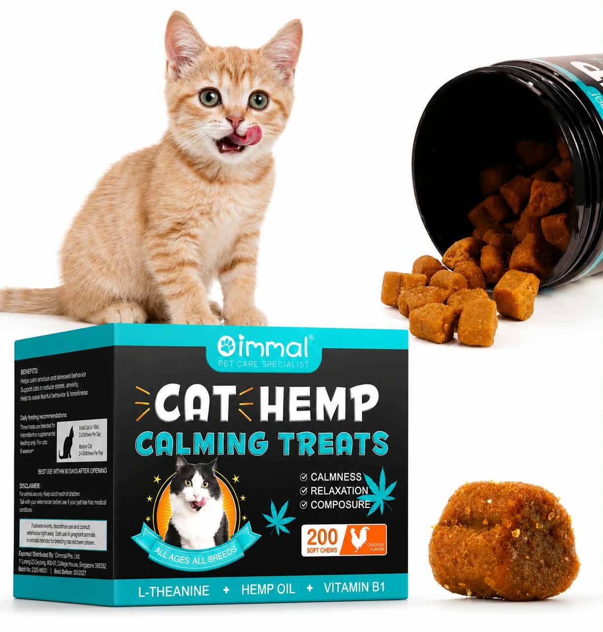 Hemp Calming Treats For Cats