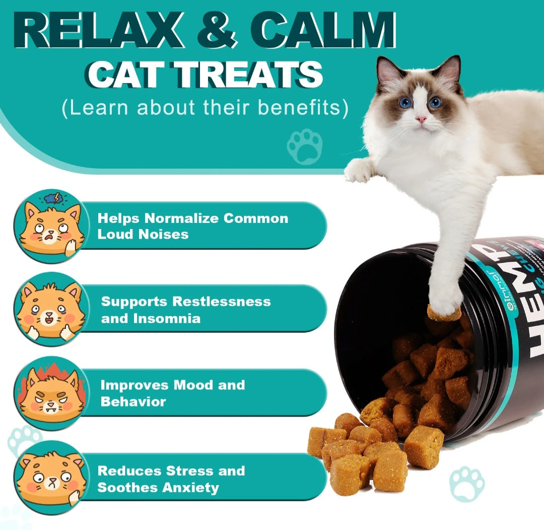 Hemp Calming Treats For Cats