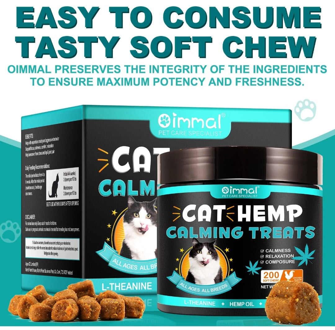 Hemp Calming Treats For Cats