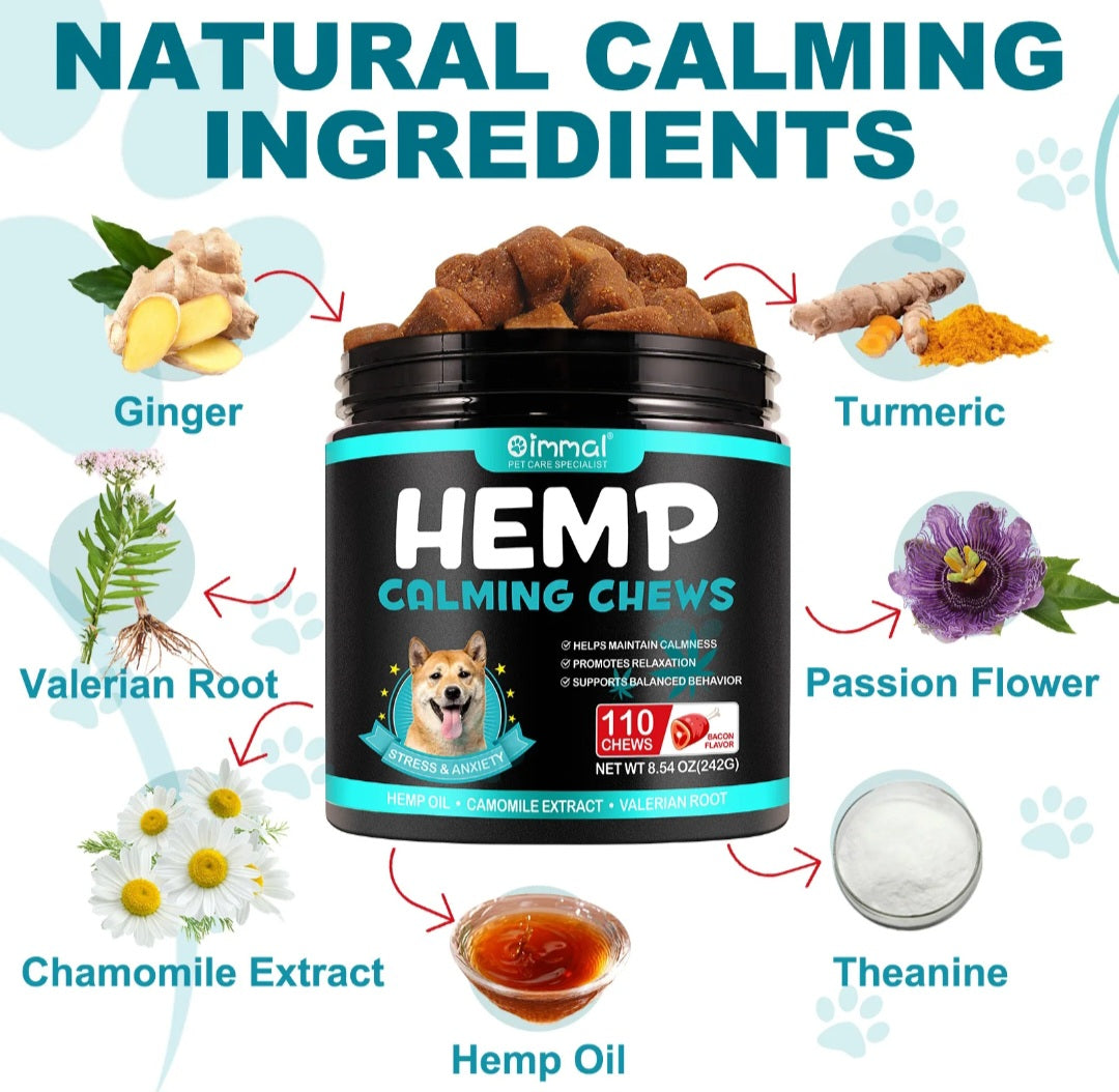 Hemp Calming Chews For Dogs