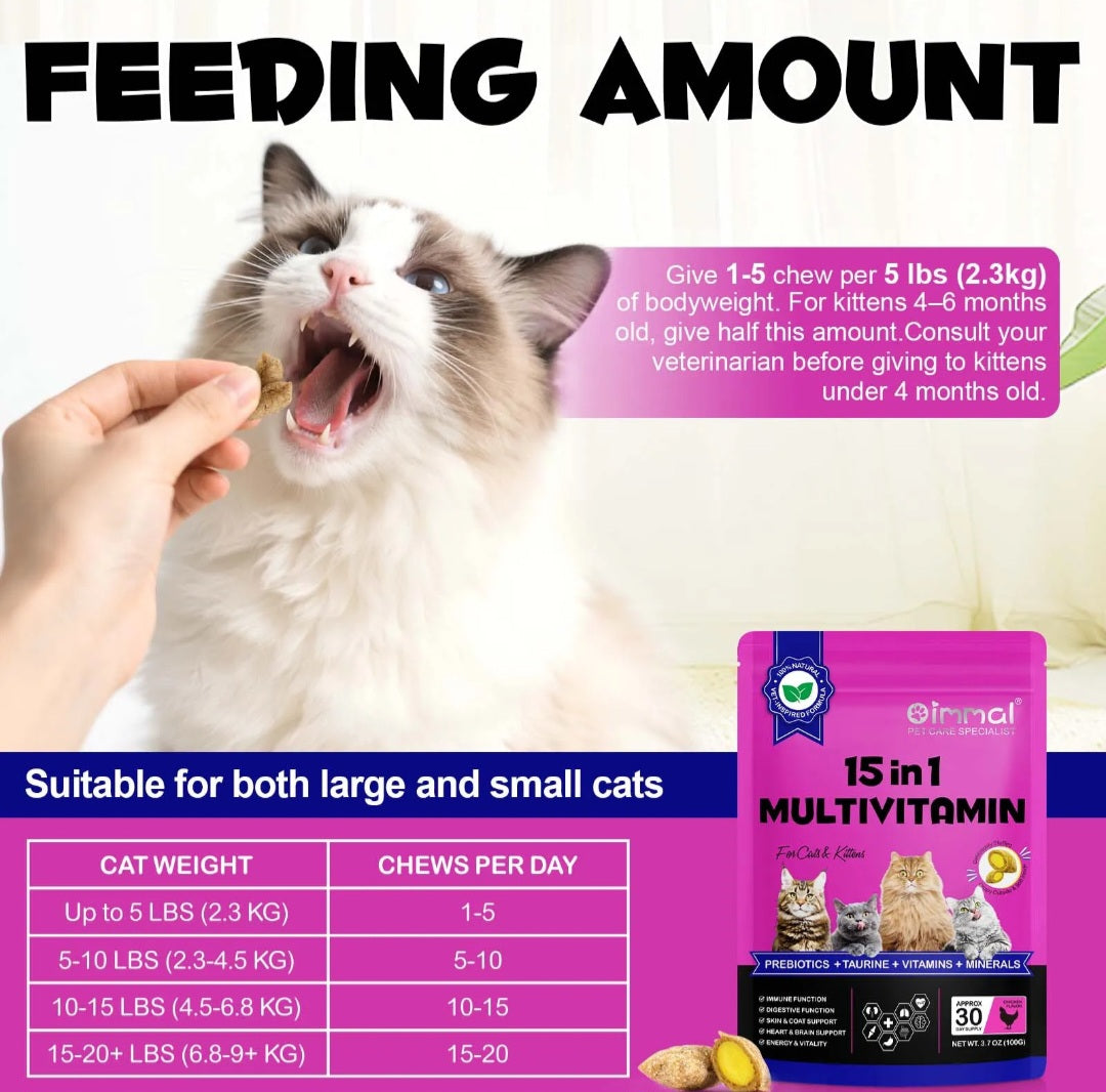 Cat 15-in-1 Multivitamins