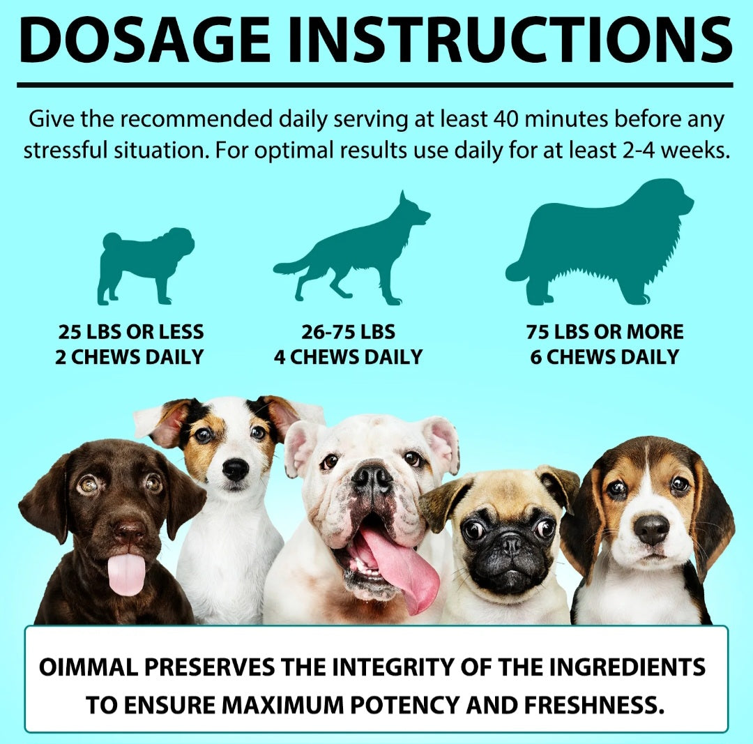Hemp Calming Chews For Dogs