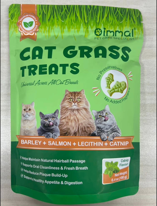 Cat Grass Treats front packaging