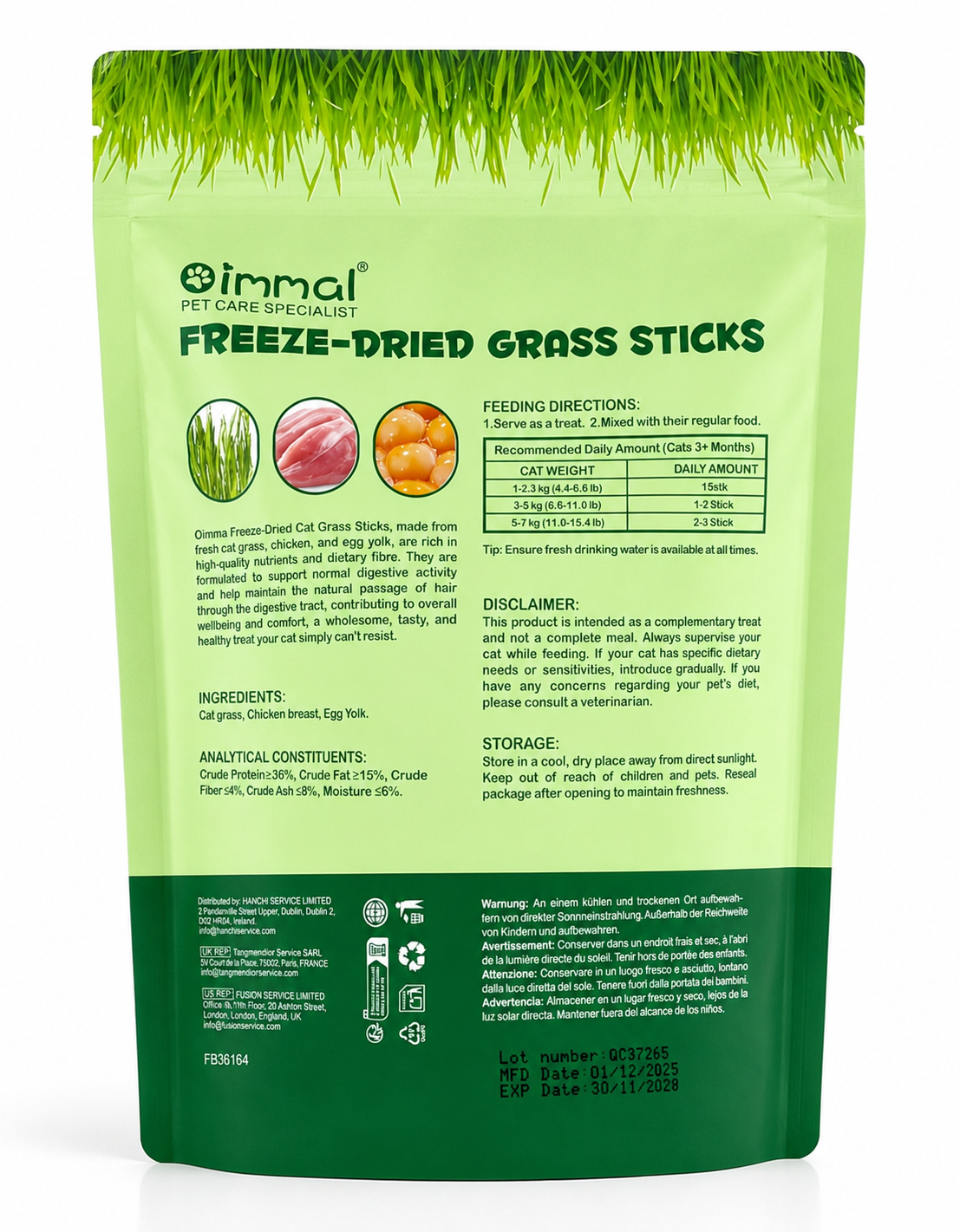 Cat Grass Treats