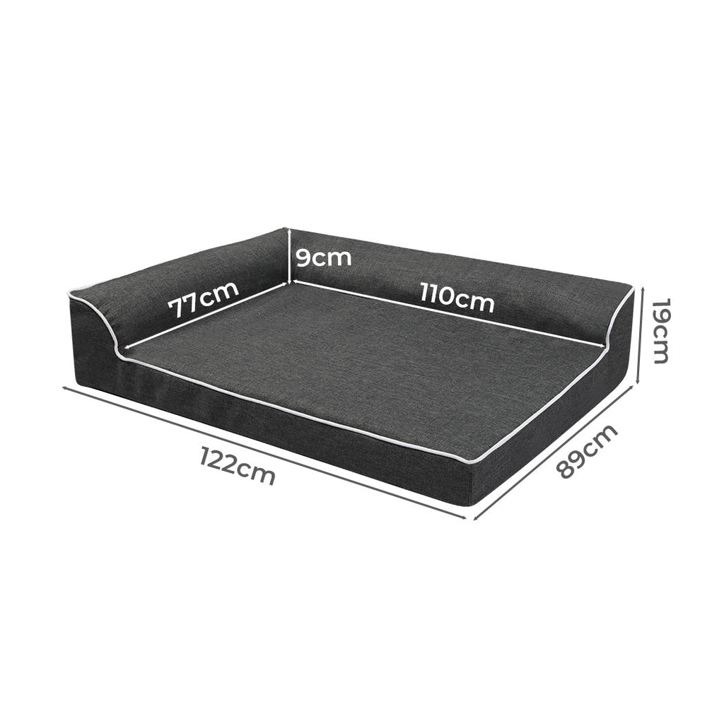 Pawz Orthopedic Dog Bed XXL Grey-1