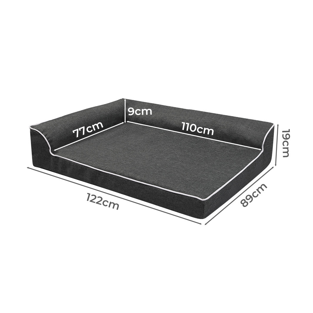 Pawz Orthopedic Dog Bed XXL Grey-1