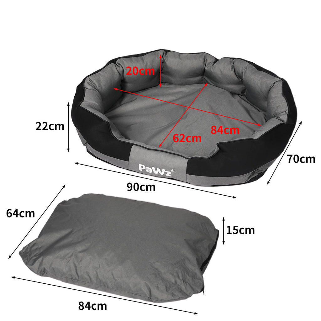 PaWz Waterproof Pet Dog Calming Bed Medium-1