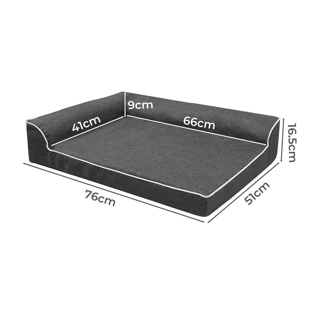 Pawz Orthopedic Dog Bed M Grey-1