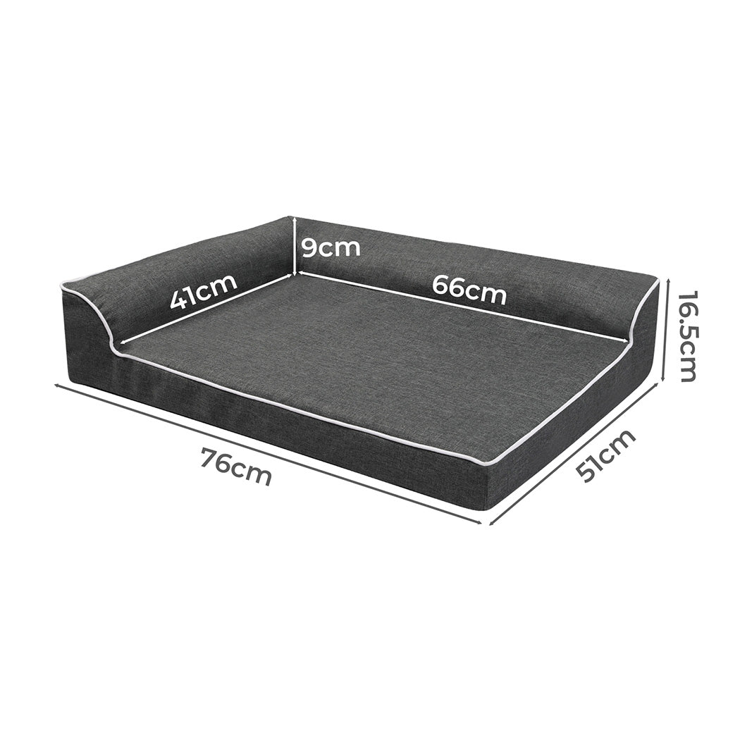 Pawz Orthopedic Dog Bed M Grey-1