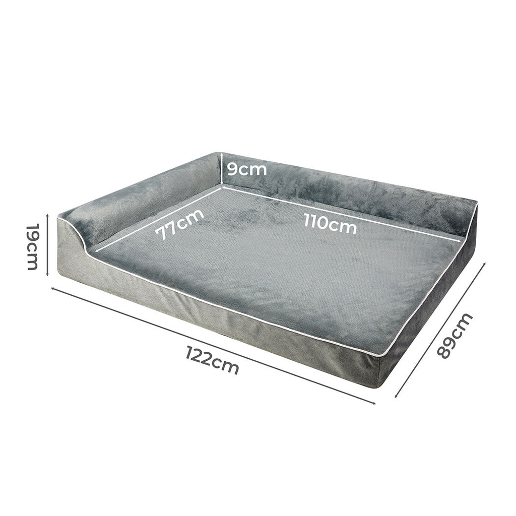 Pawz Orthopedic Dog Bed XXL Grey-1